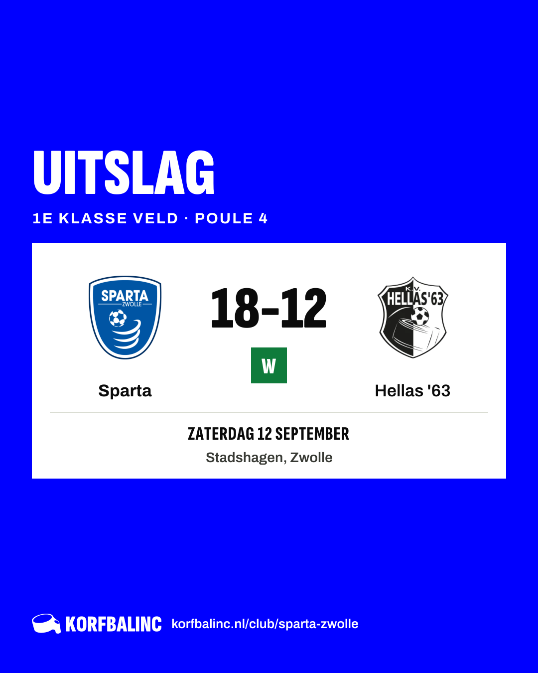 Sparta - Hellas '63