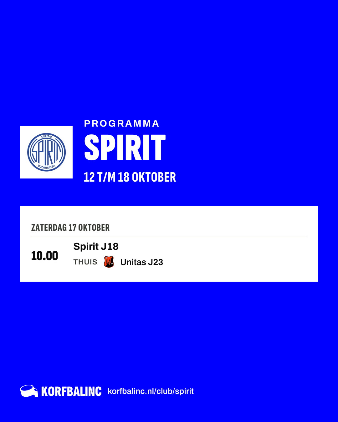 Programma Spirit
