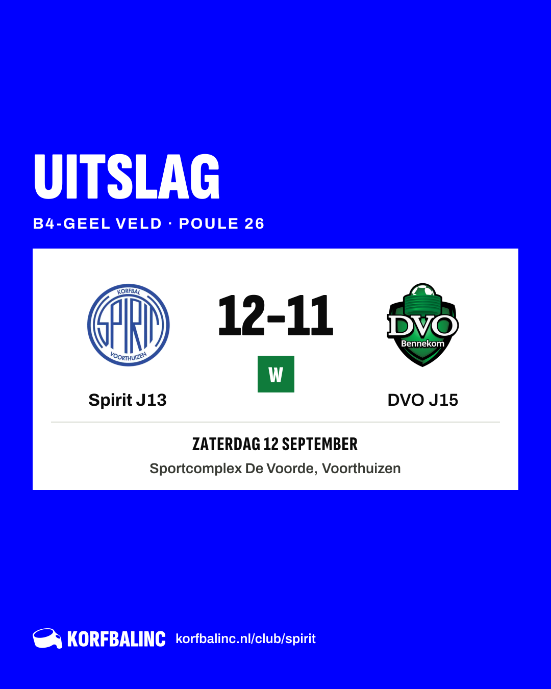 Spirit J13 - DVO J15