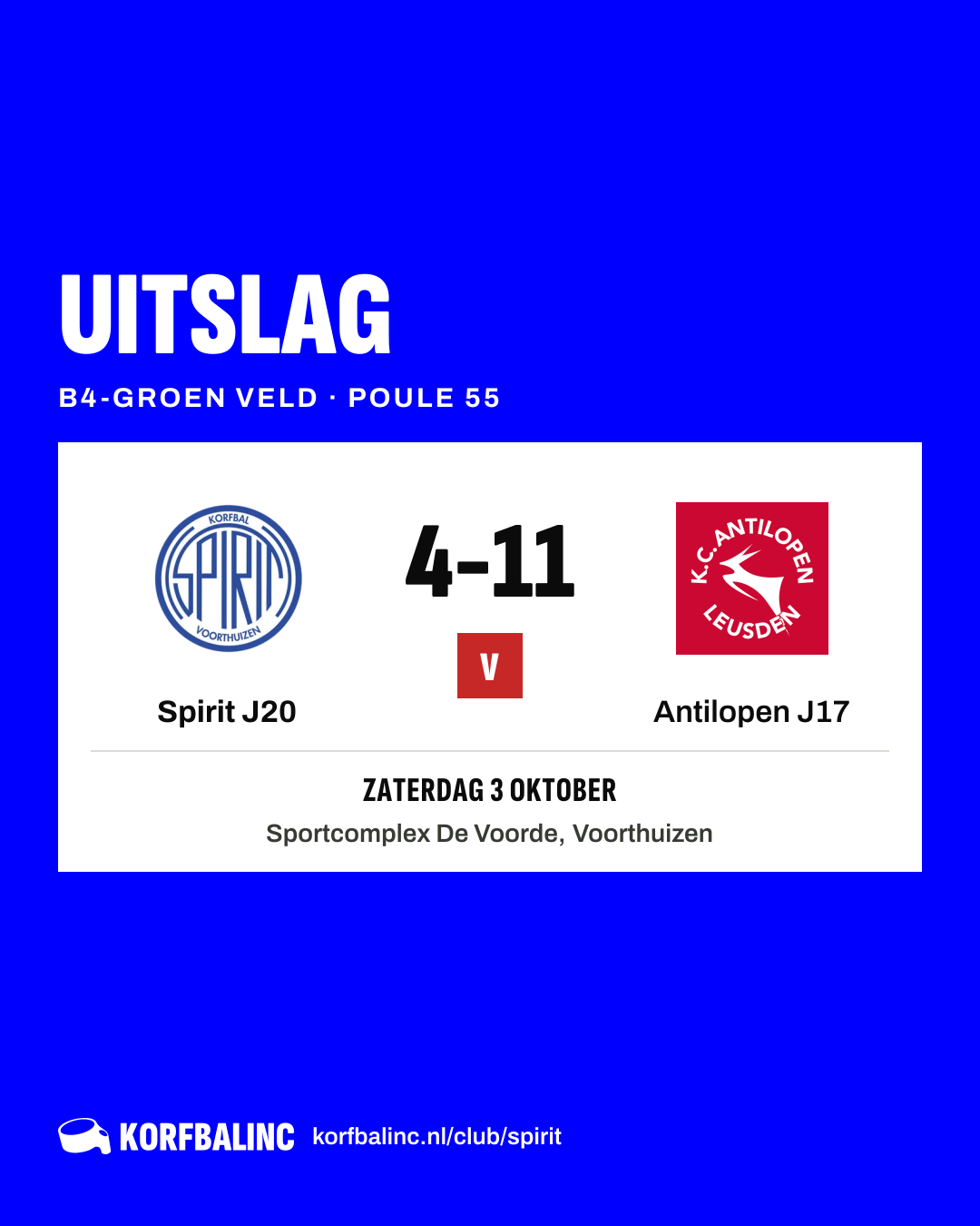 Spirit J20 - Antilopen J17