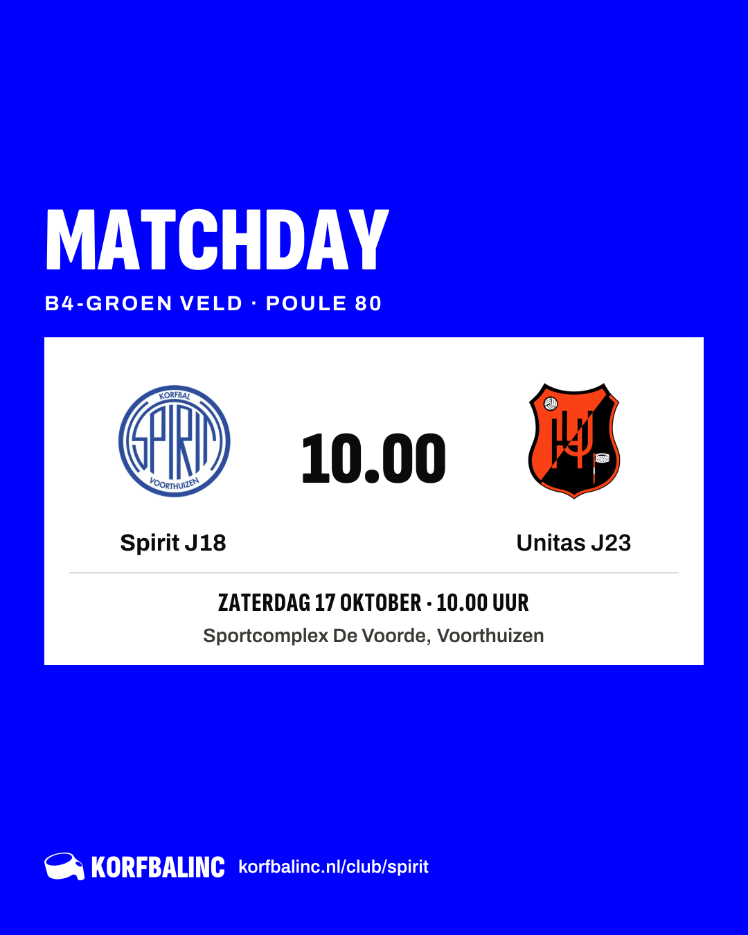 Spirit J18 - Unitas J23