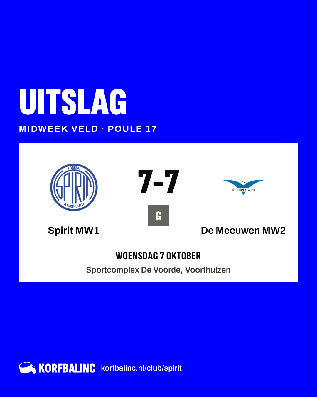 Spirit MW1 - De Meeuwen MW2