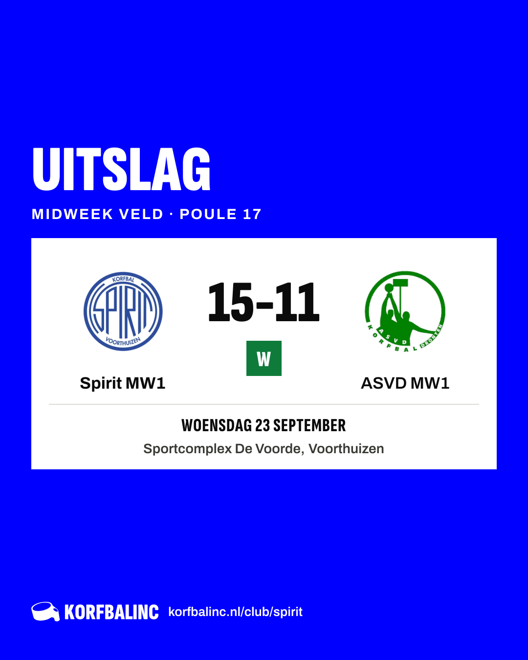 Spirit MW1 - ASVD MW1