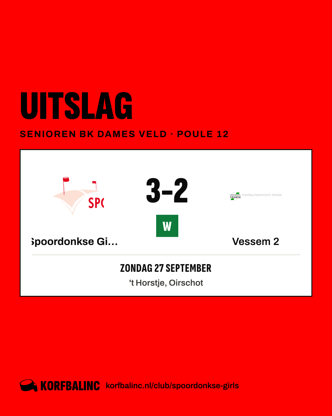 Spoordonkse Girls 2 - Vessem 2