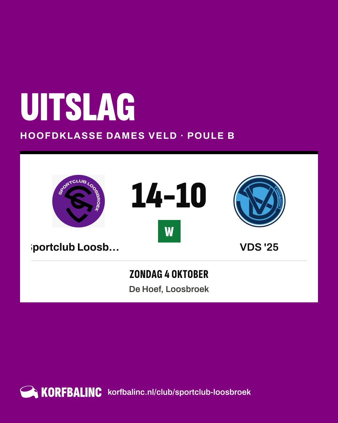 Sportclub Loosbroek - VDS '25