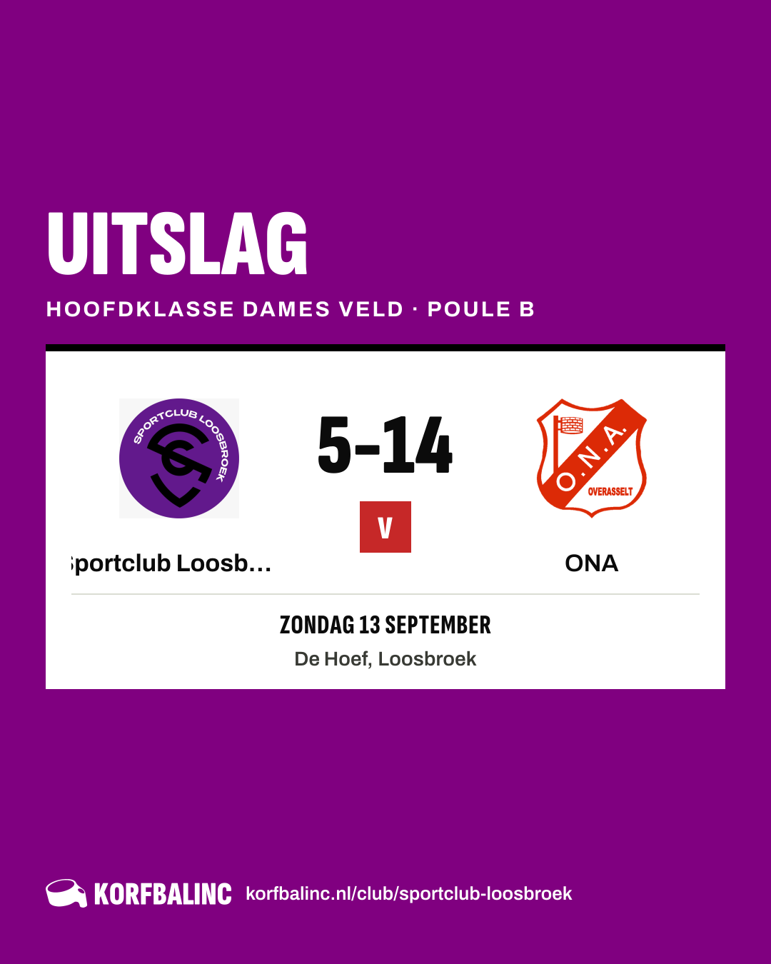 Sportclub Loosbroek - ONA
