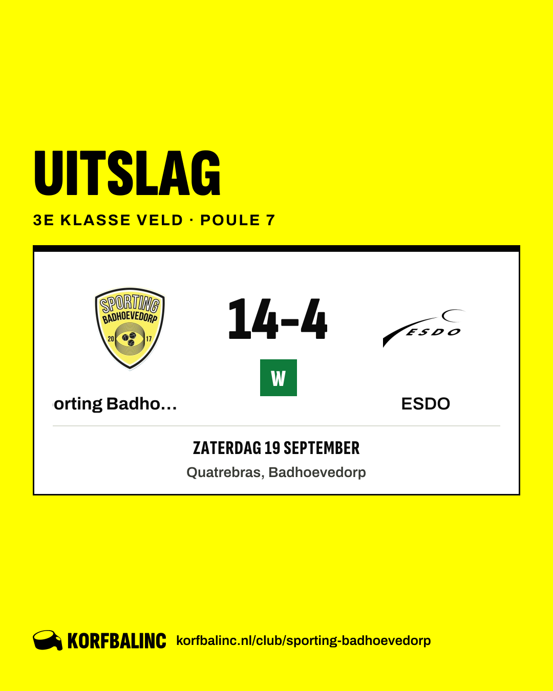 Sporting Badhoevedorp - ESDO