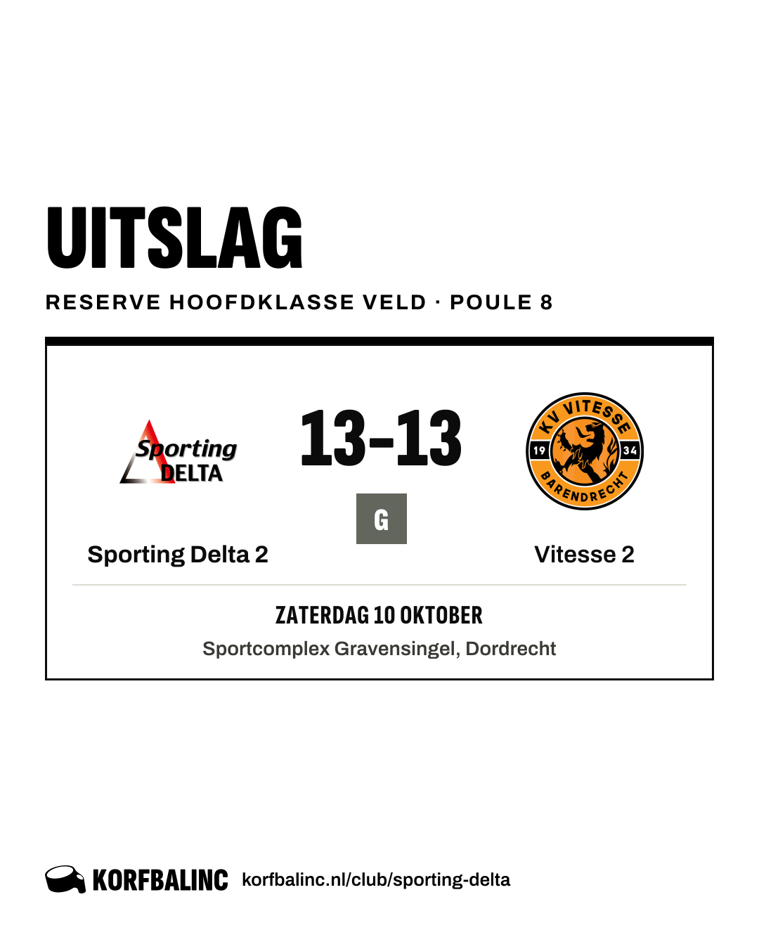 Sporting Delta 2 - Vitesse 2