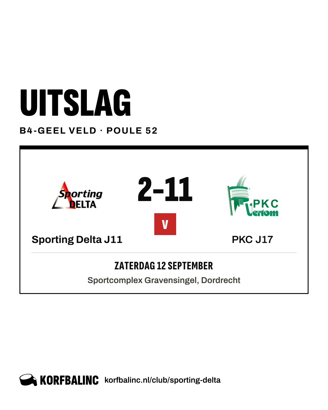 Sporting Delta J11 - PKC J17