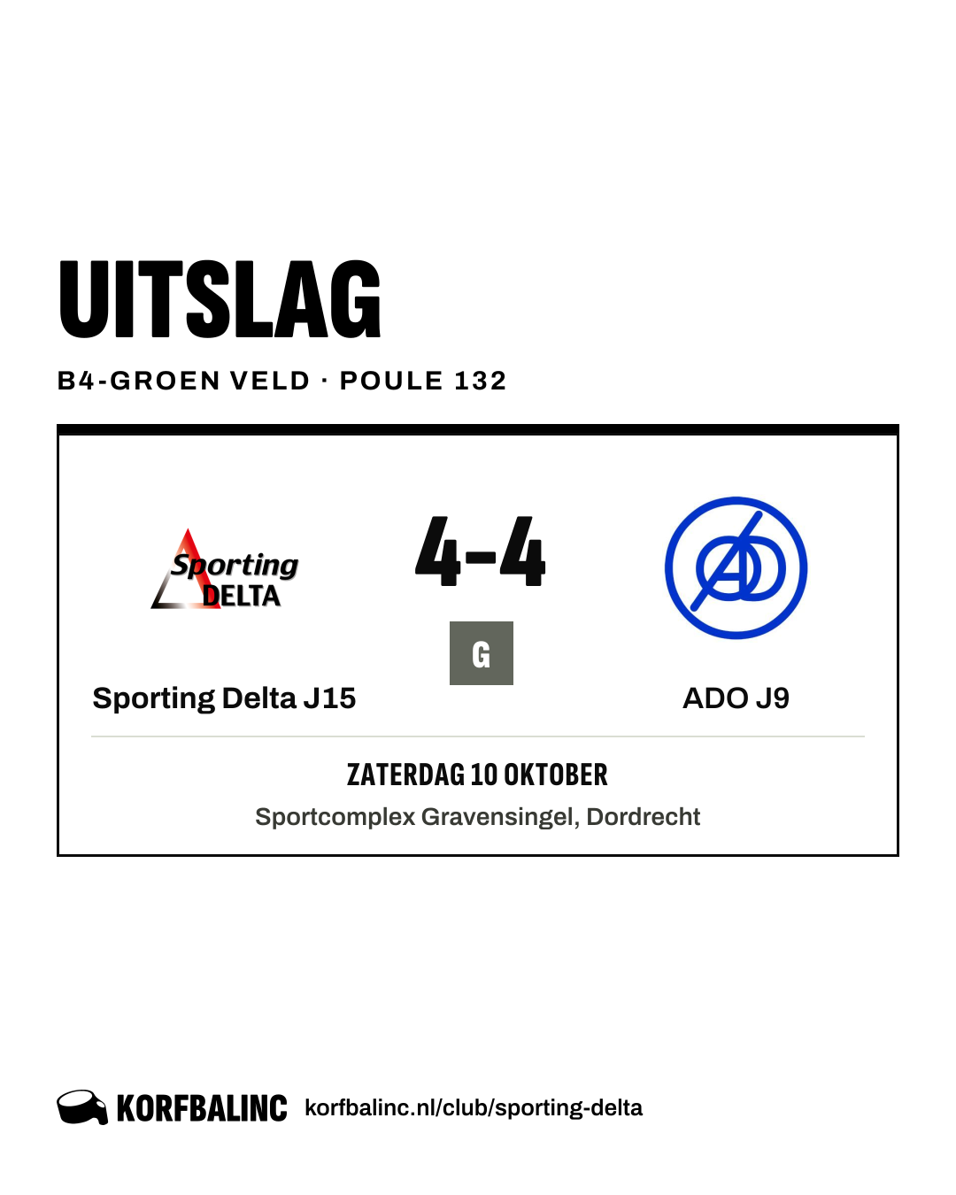 Sporting Delta J15 - ADO J9