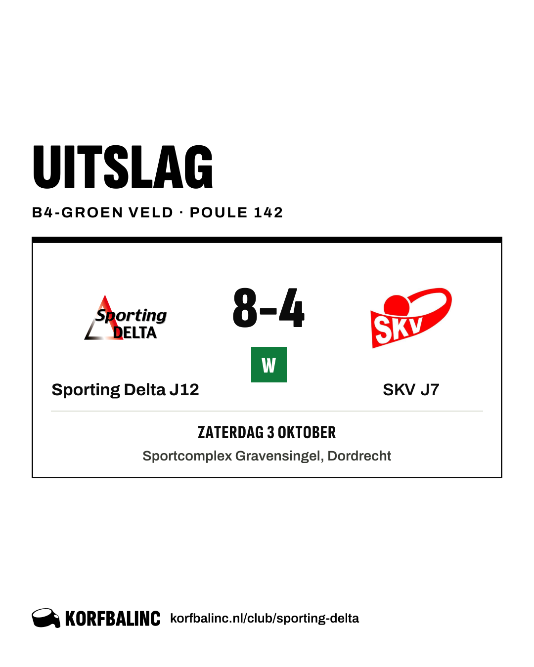 Sporting Delta J12 - SKV J7