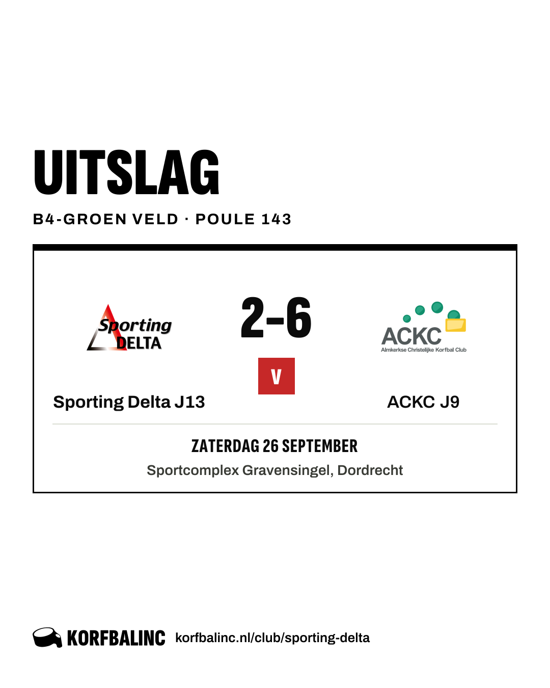 Sporting Delta J13 - ACKC J9
