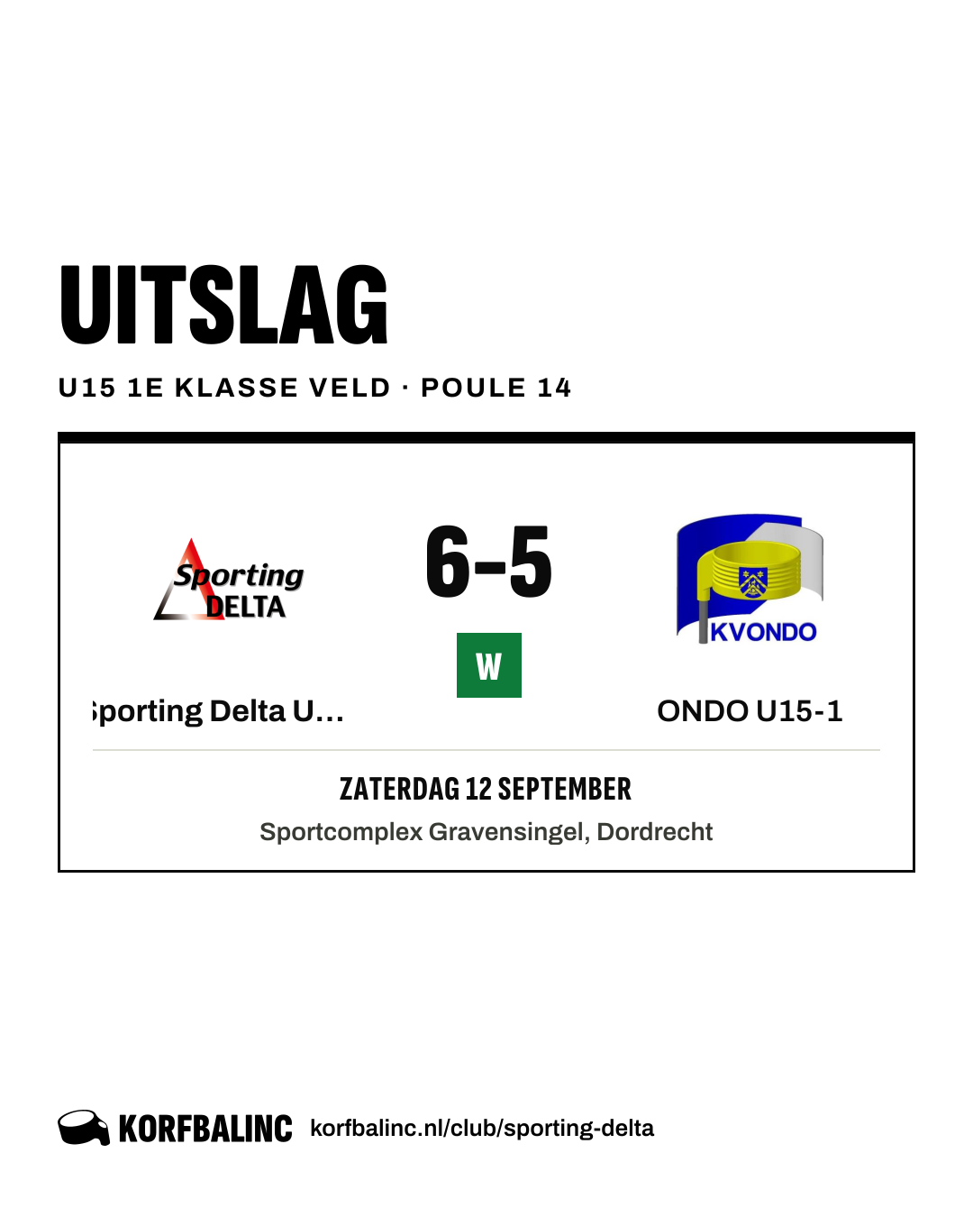 Sporting Delta U15-1 - ONDO U15-1