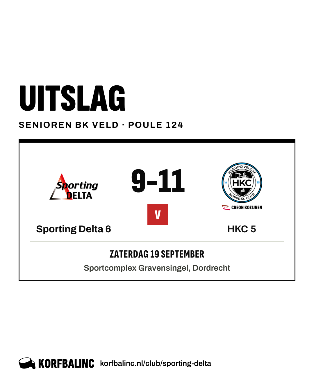 Sporting Delta 6 - HKC 5