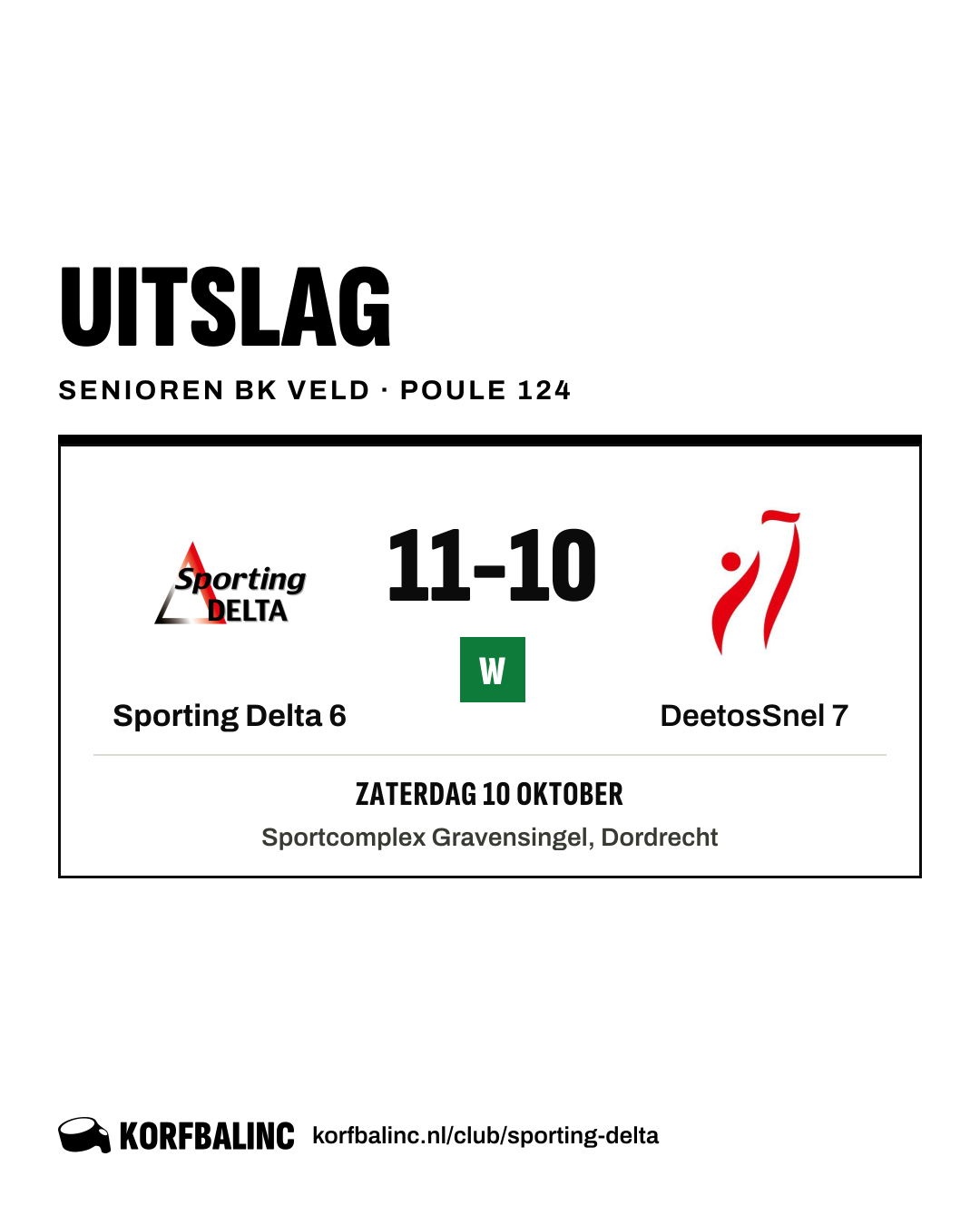 Sporting Delta 6 - DeetosSnel 7