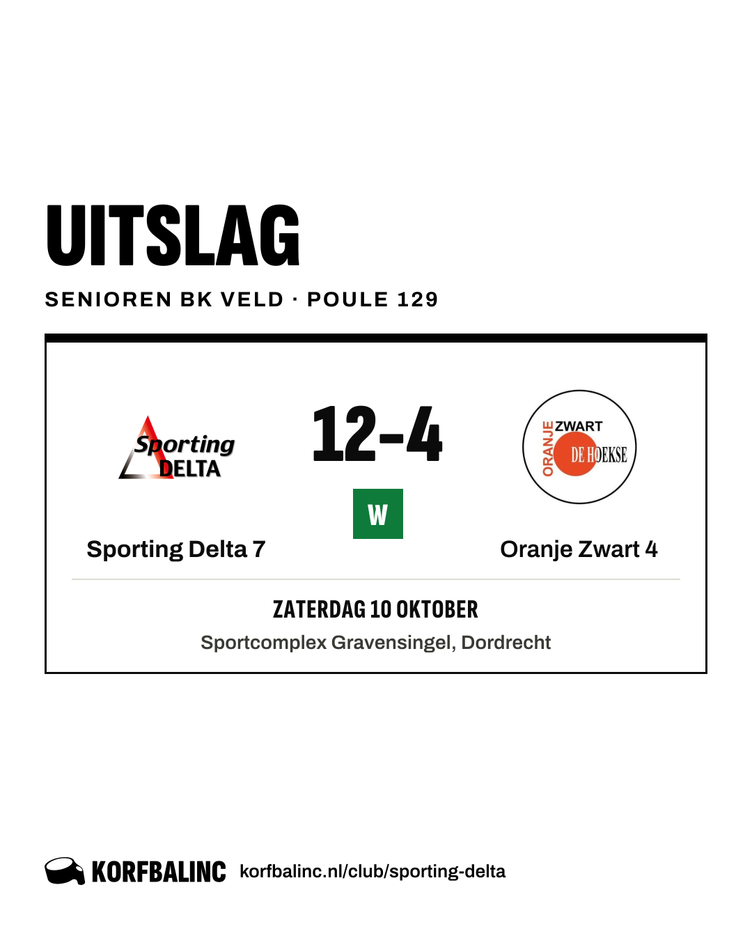 Sporting Delta 7 - Oranje Zwart 4