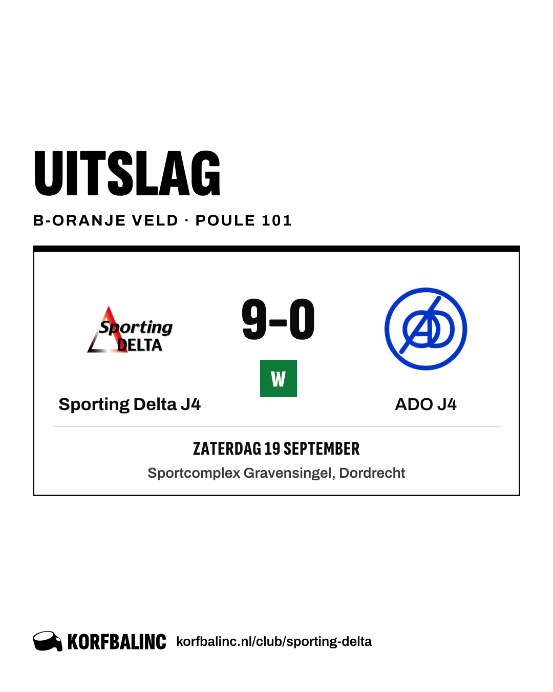 Sporting Delta J4 - ADO J4