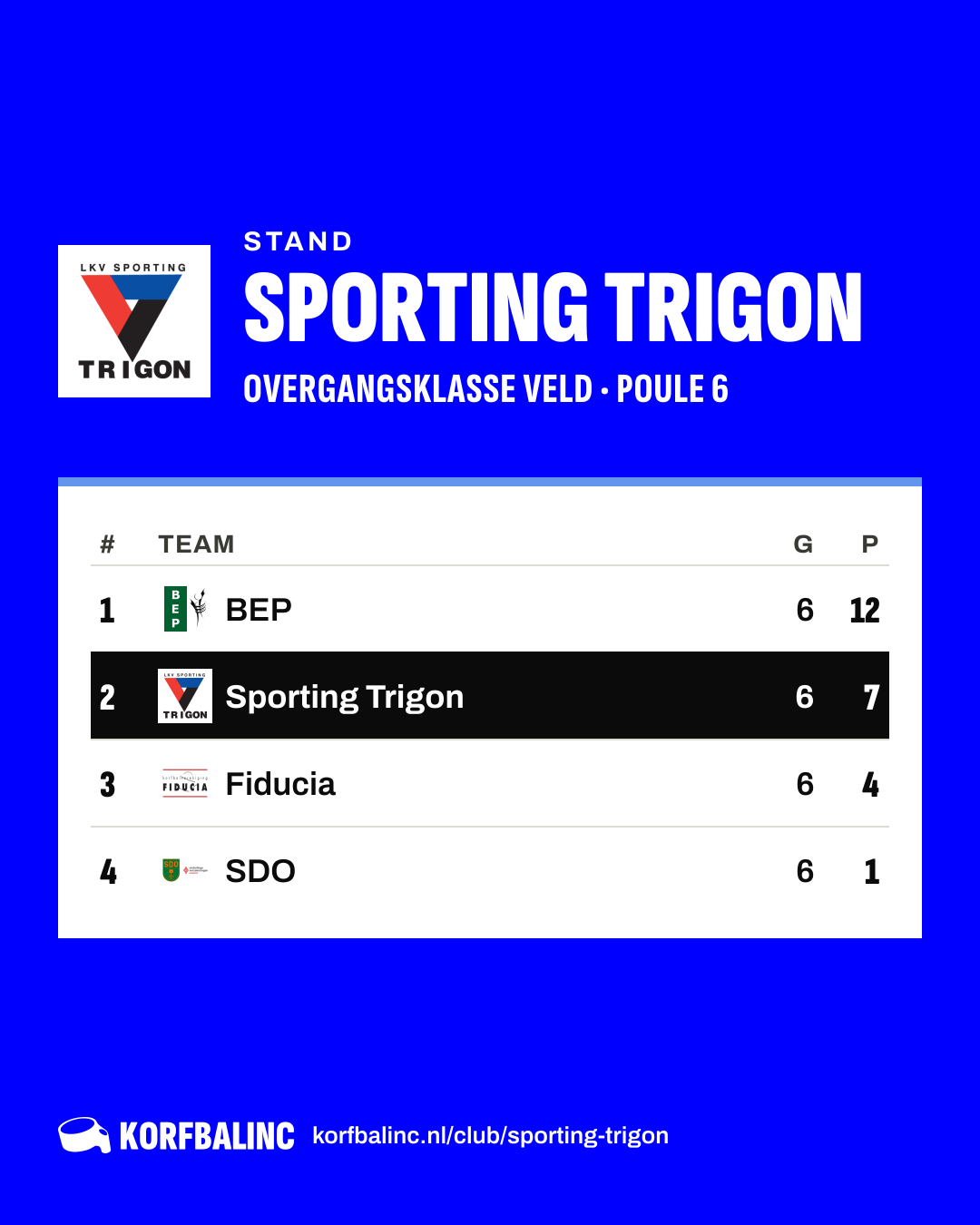 Stand Sporting Trigon