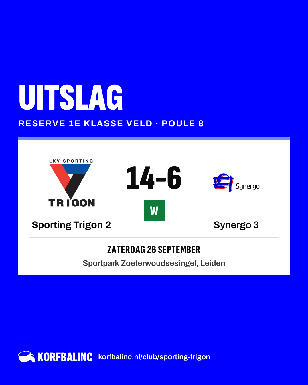 Sporting Trigon 2 - Synergo 3