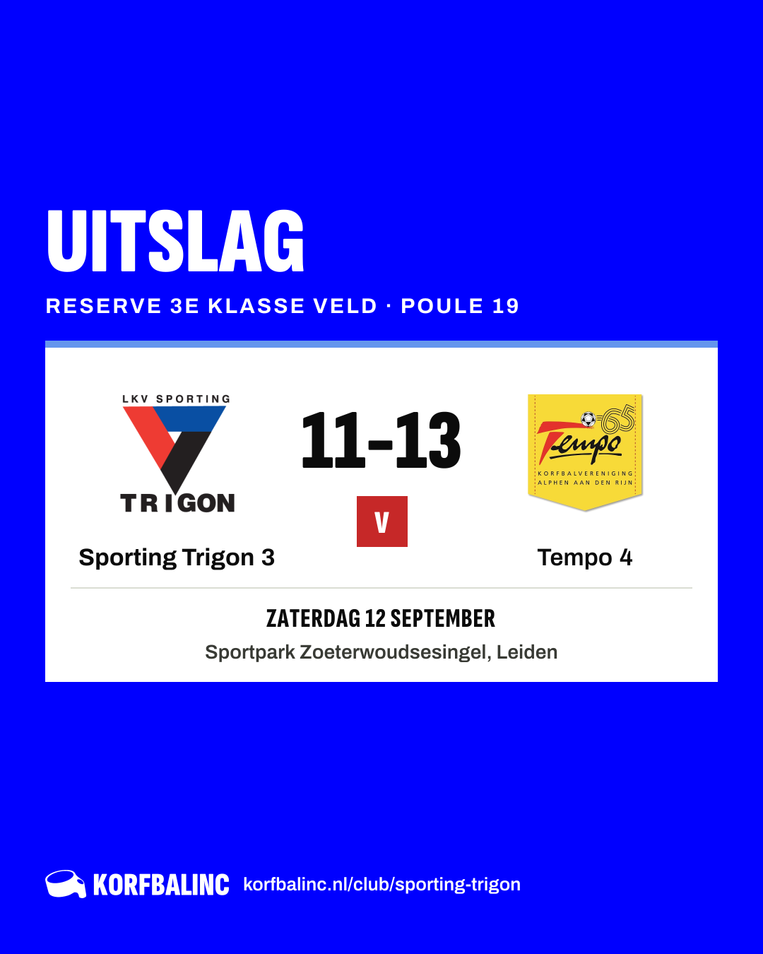 Sporting Trigon 3 - Tempo 4