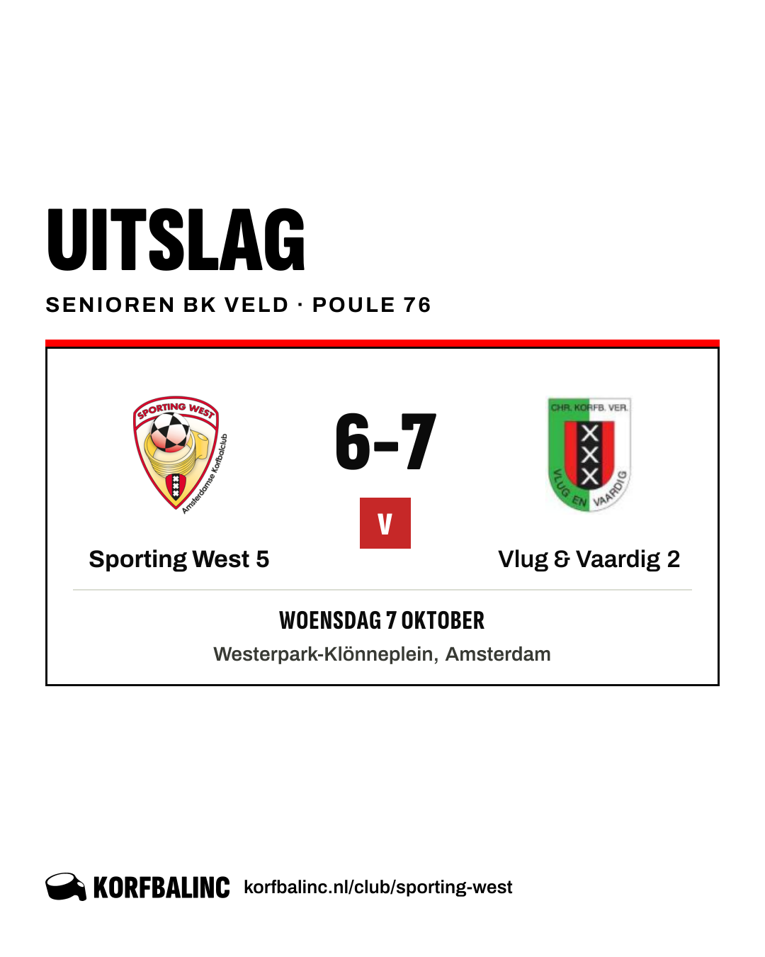 Sporting West 5 - Vlug & Vaardig 2