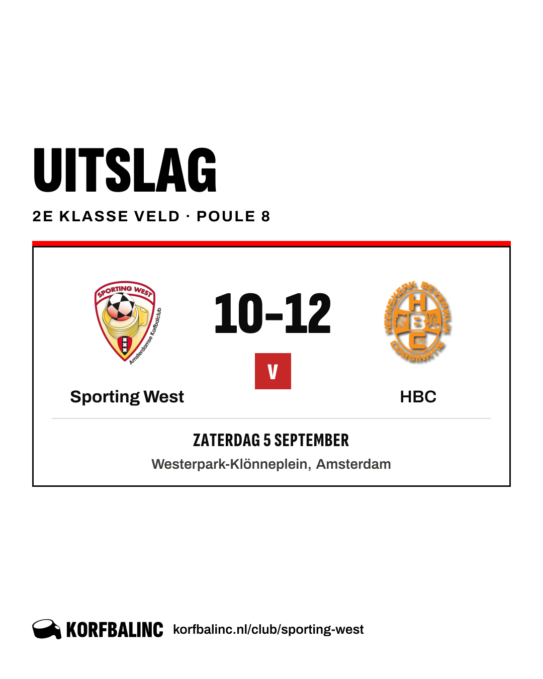Sporting West - HBC