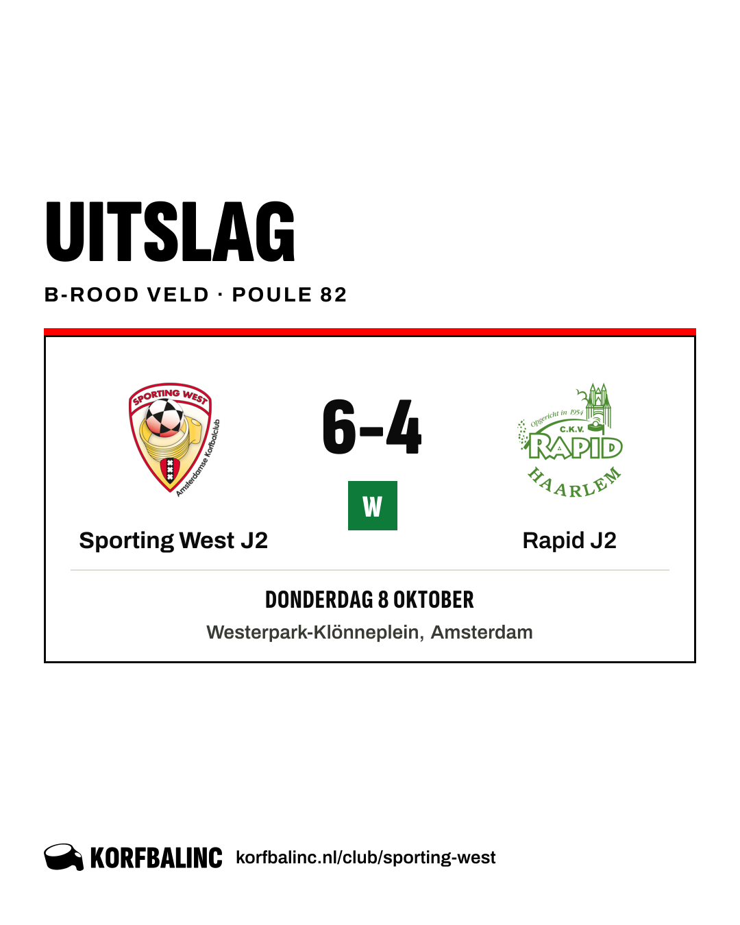Sporting West J2 - Rapid J2