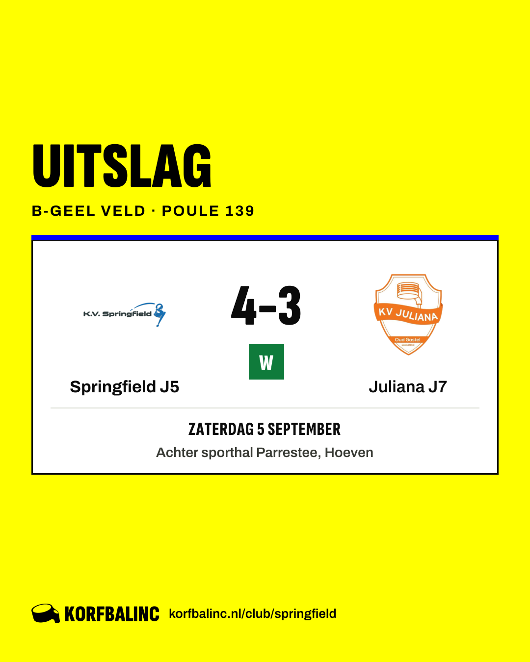Springfield J5 - Juliana J7