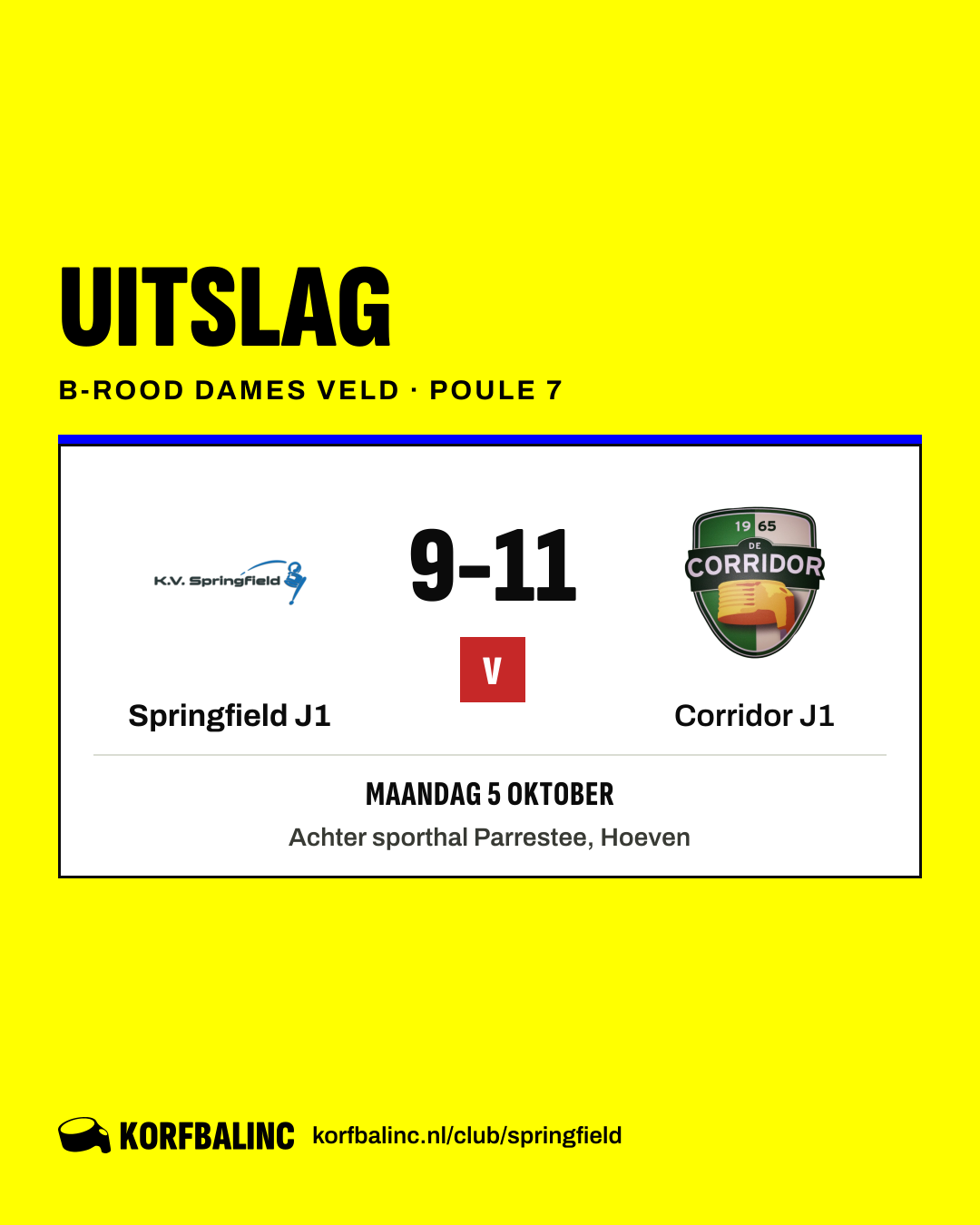 Springfield J1 - Corridor J1