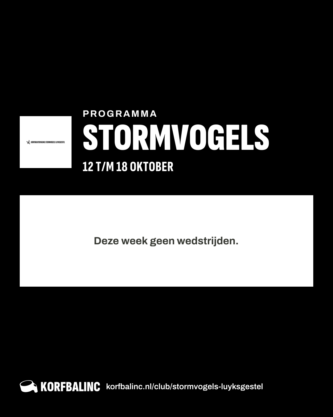 Uitslagen Stormvogels