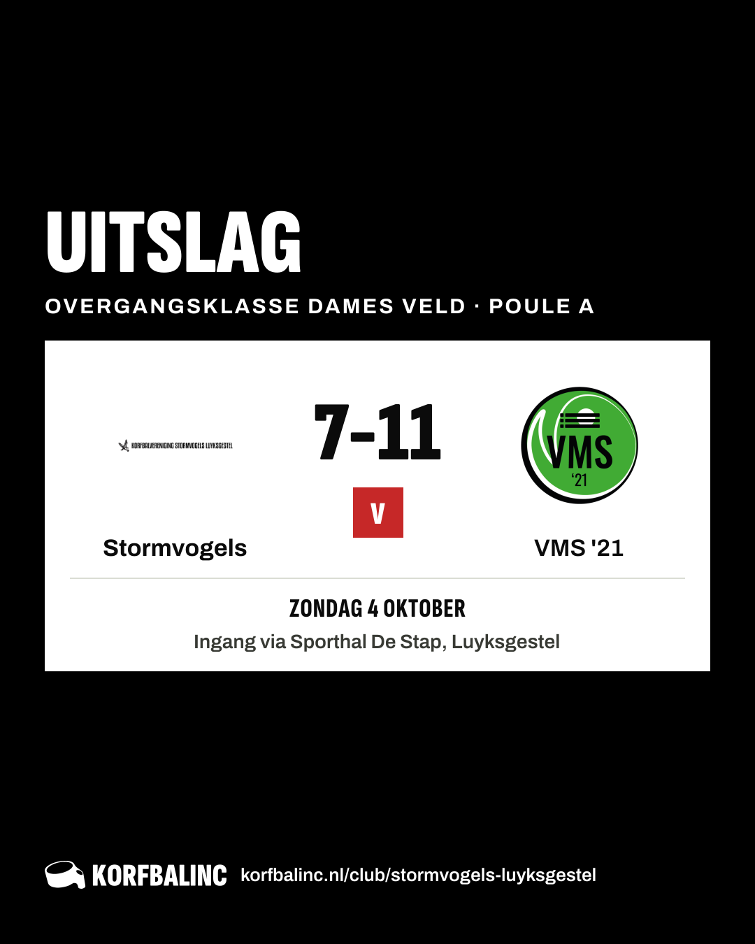 Stormvogels - VMS '21