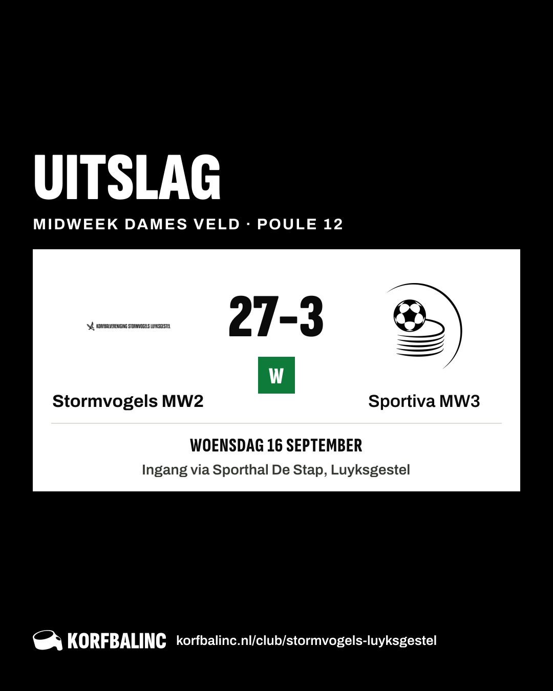 Stormvogels MW2 - Sportiva MW3