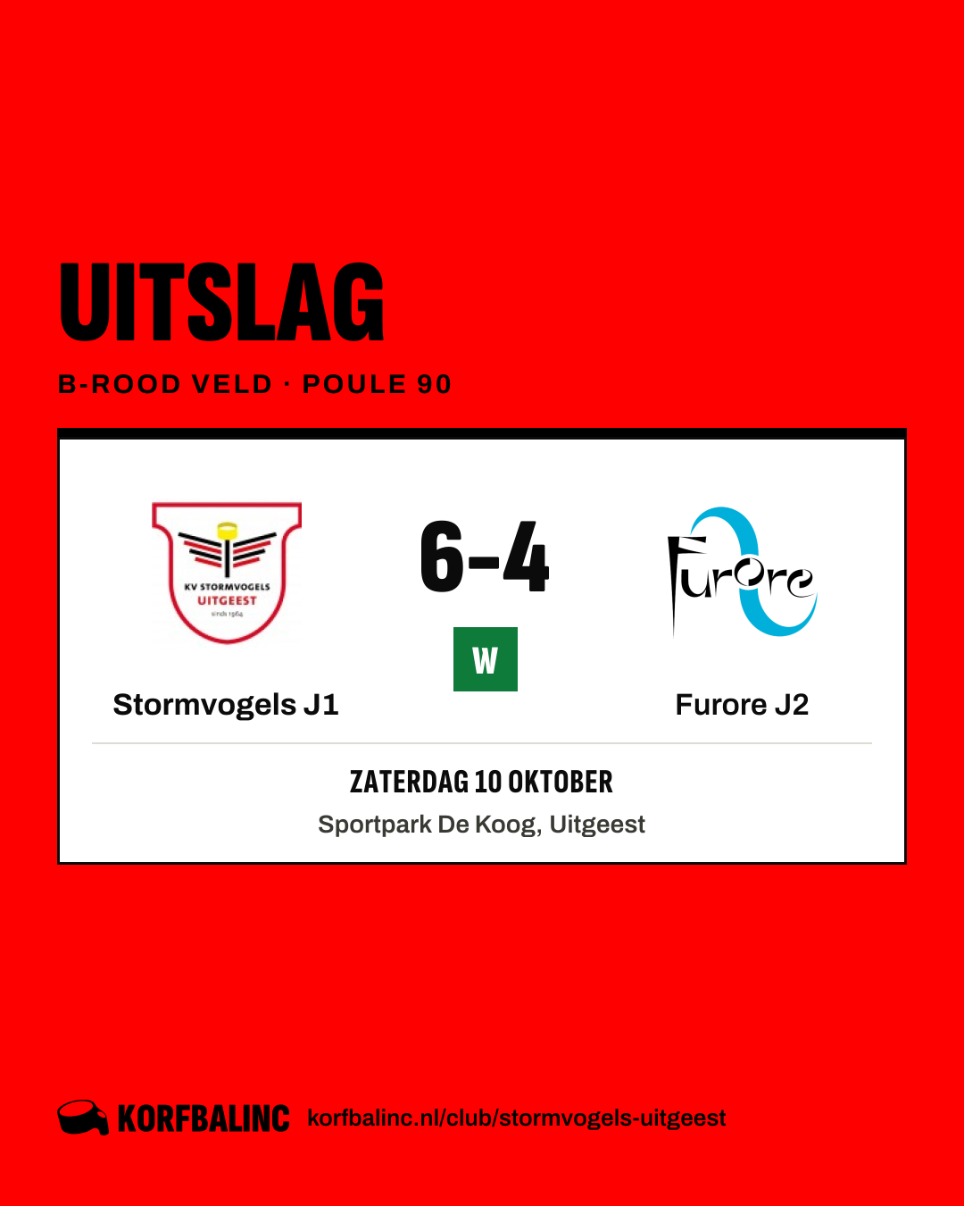 Stormvogels J1 - Furore J2