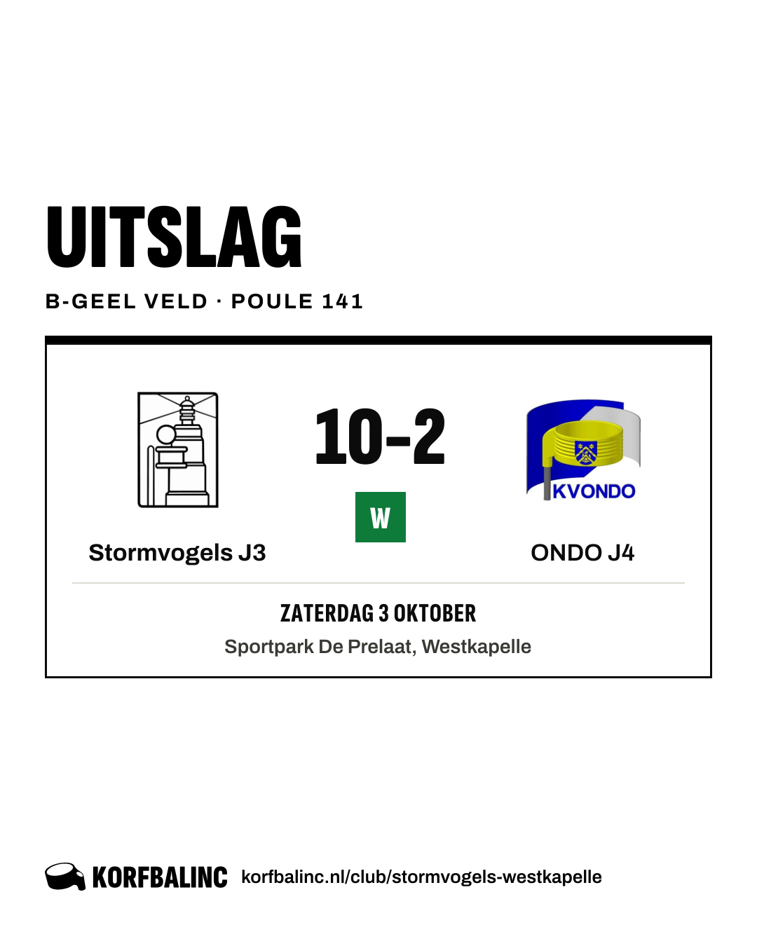 Stormvogels J3 - ONDO J4