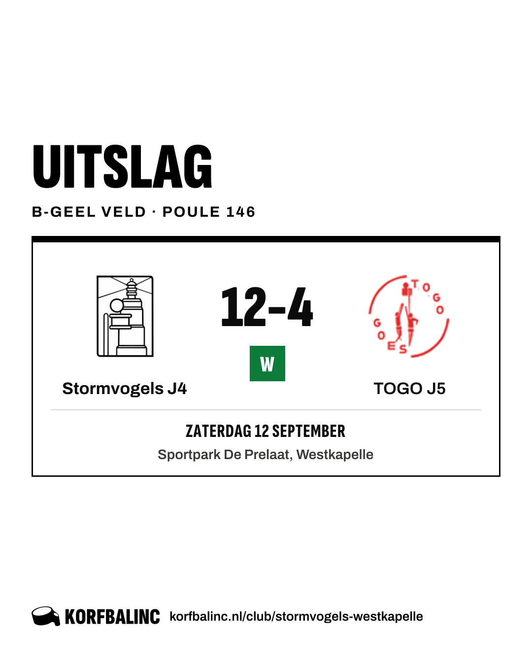 Stormvogels J4 - TOGO J5