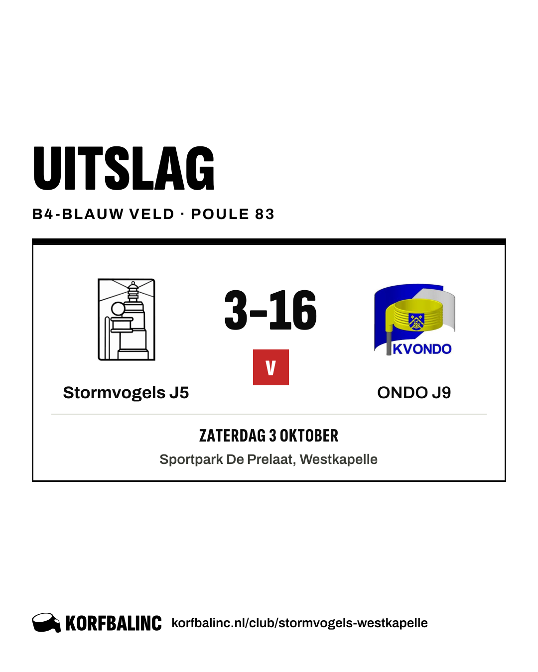 Stormvogels J5 - ONDO J9