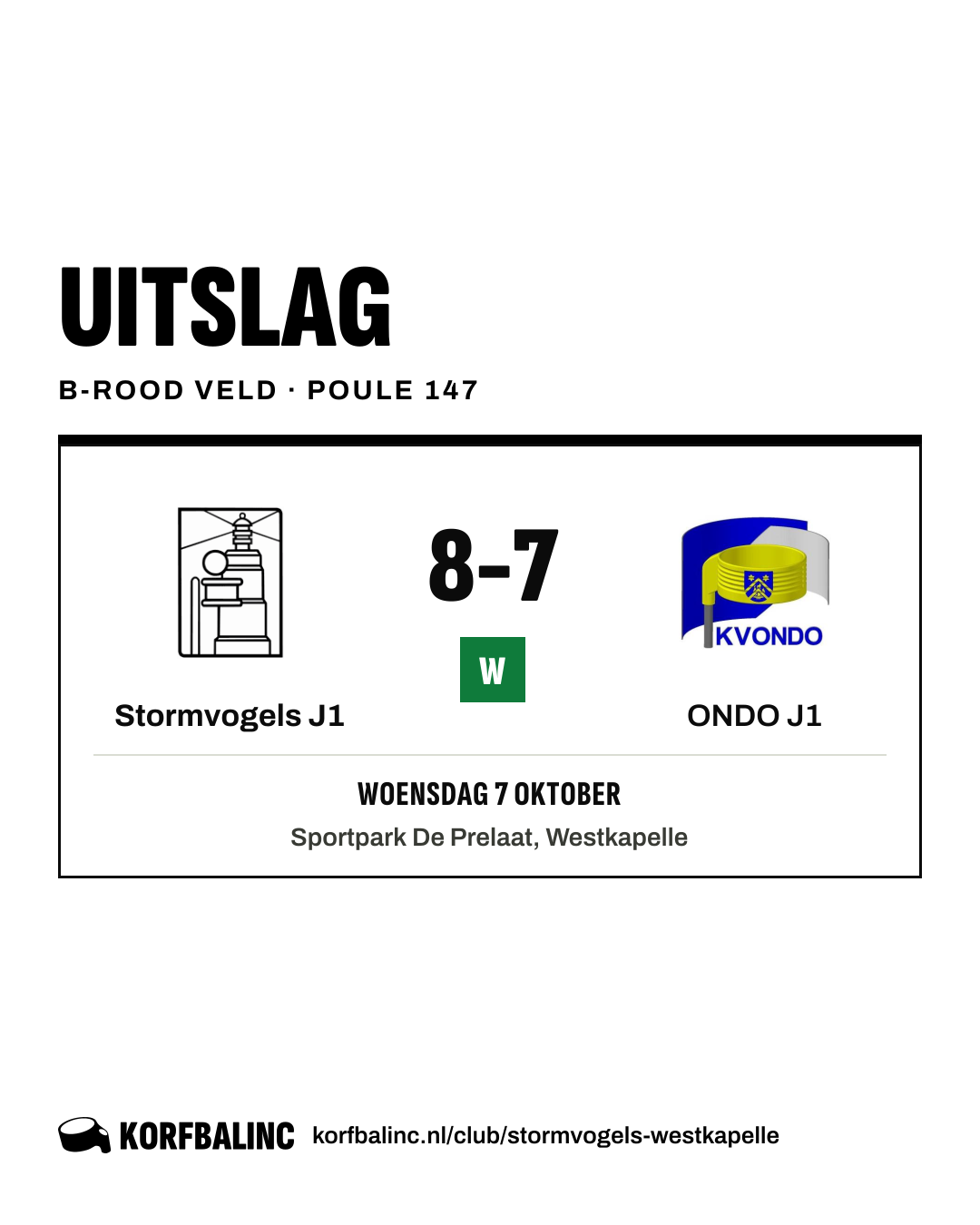 Stormvogels J1 - ONDO J1