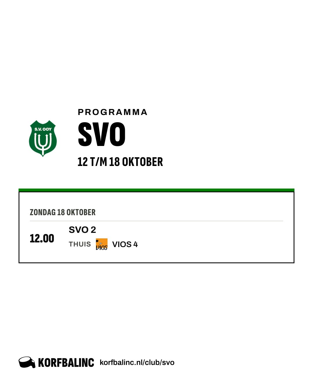 Uitslagen SVO