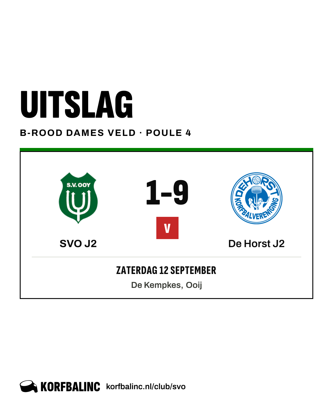 SVO J2 - De Horst J2