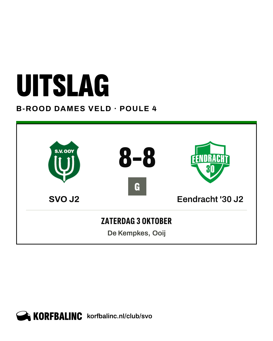 SVO J2 - Eendracht '30 J2