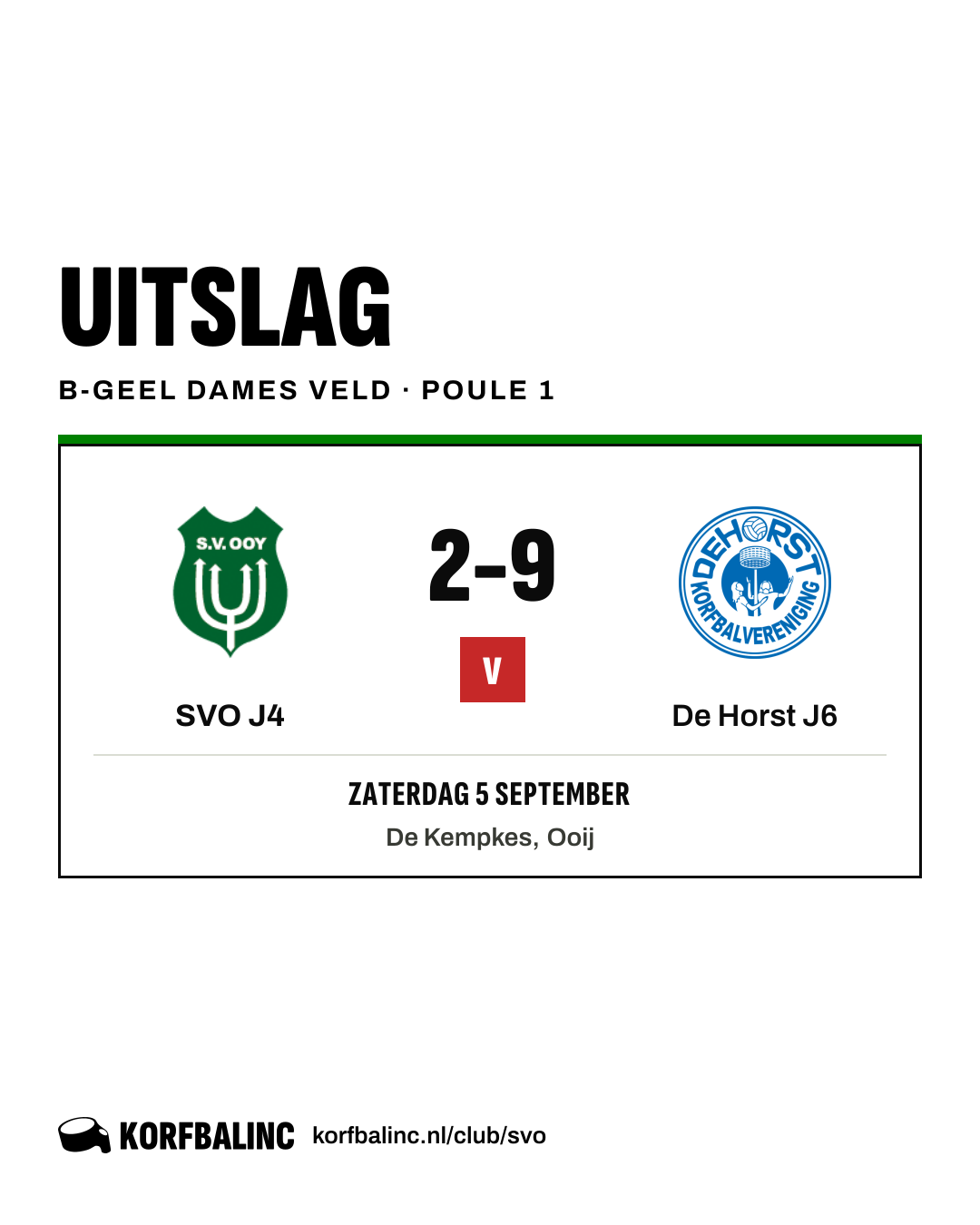 SVO J4 - De Horst J6