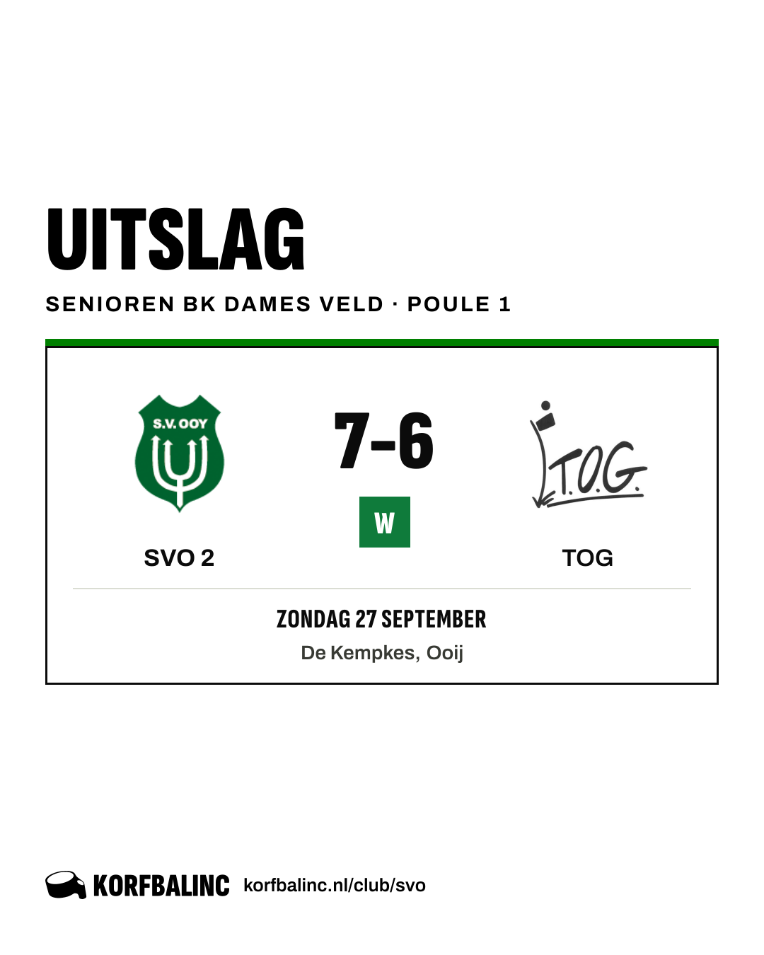 SVO 2 - TOG