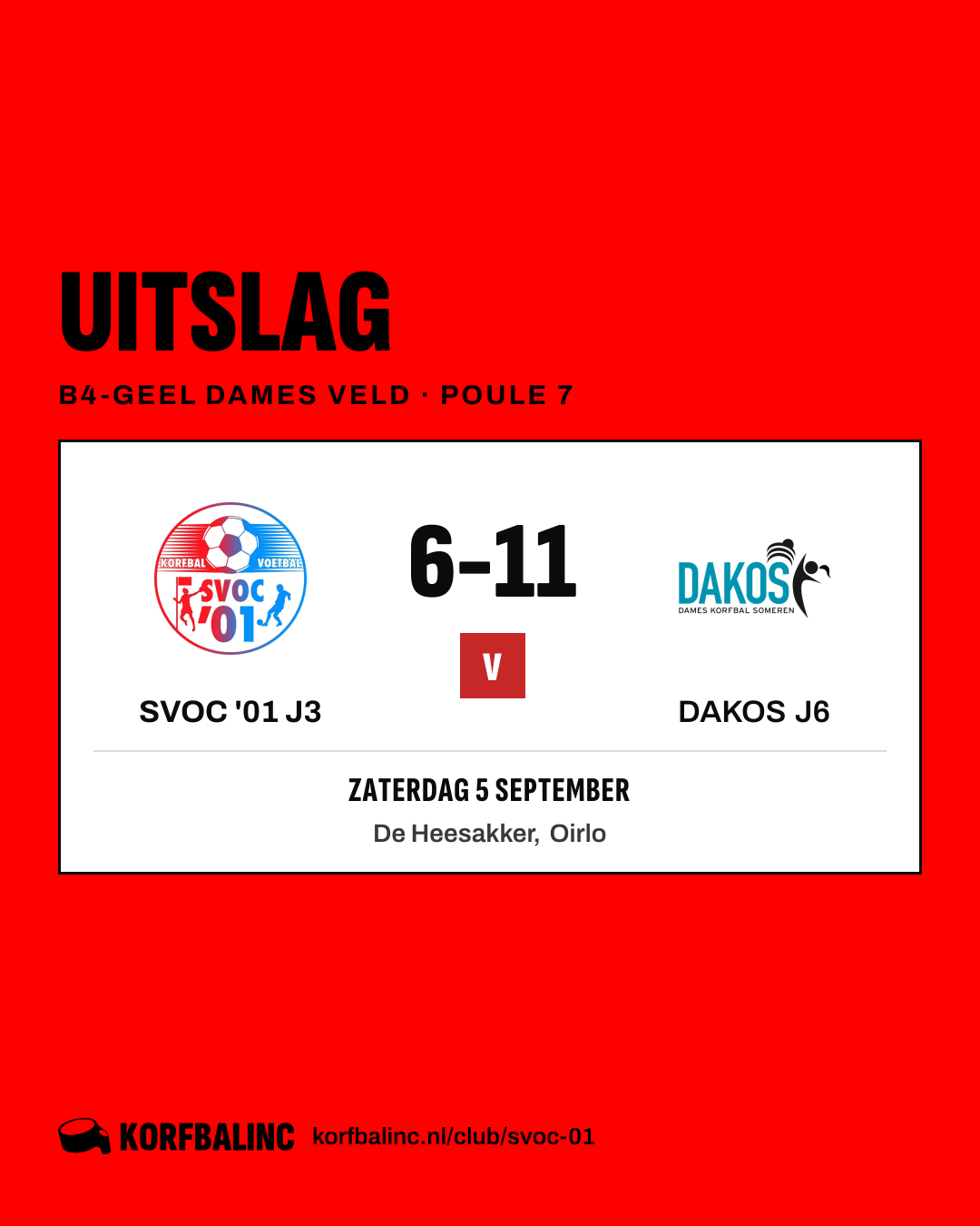SVOC '01 J3 - DAKOS J6