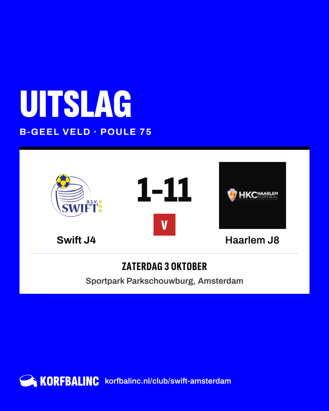 Swift J4 - Haarlem J8