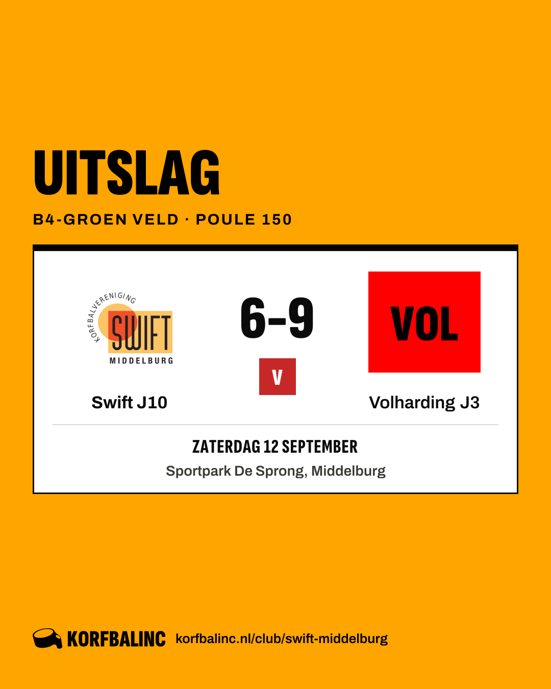 Swift J10 - Volharding J3