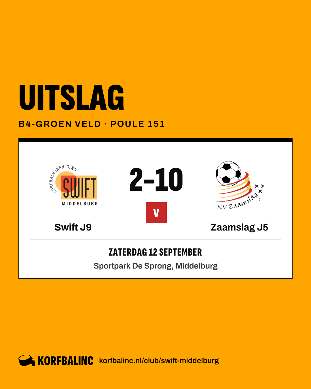 Swift J9 - Zaamslag J5