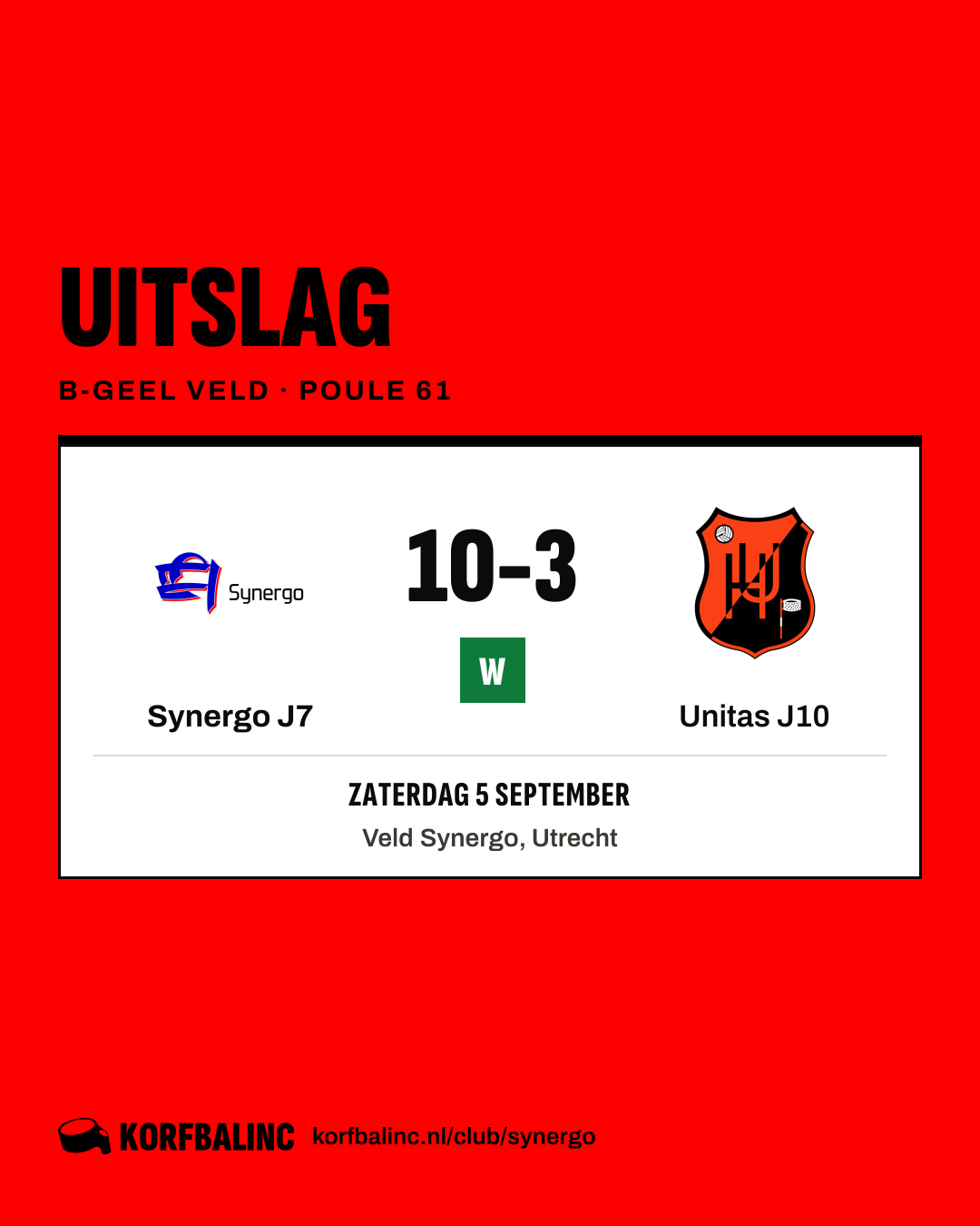 Synergo J7 - Unitas J10