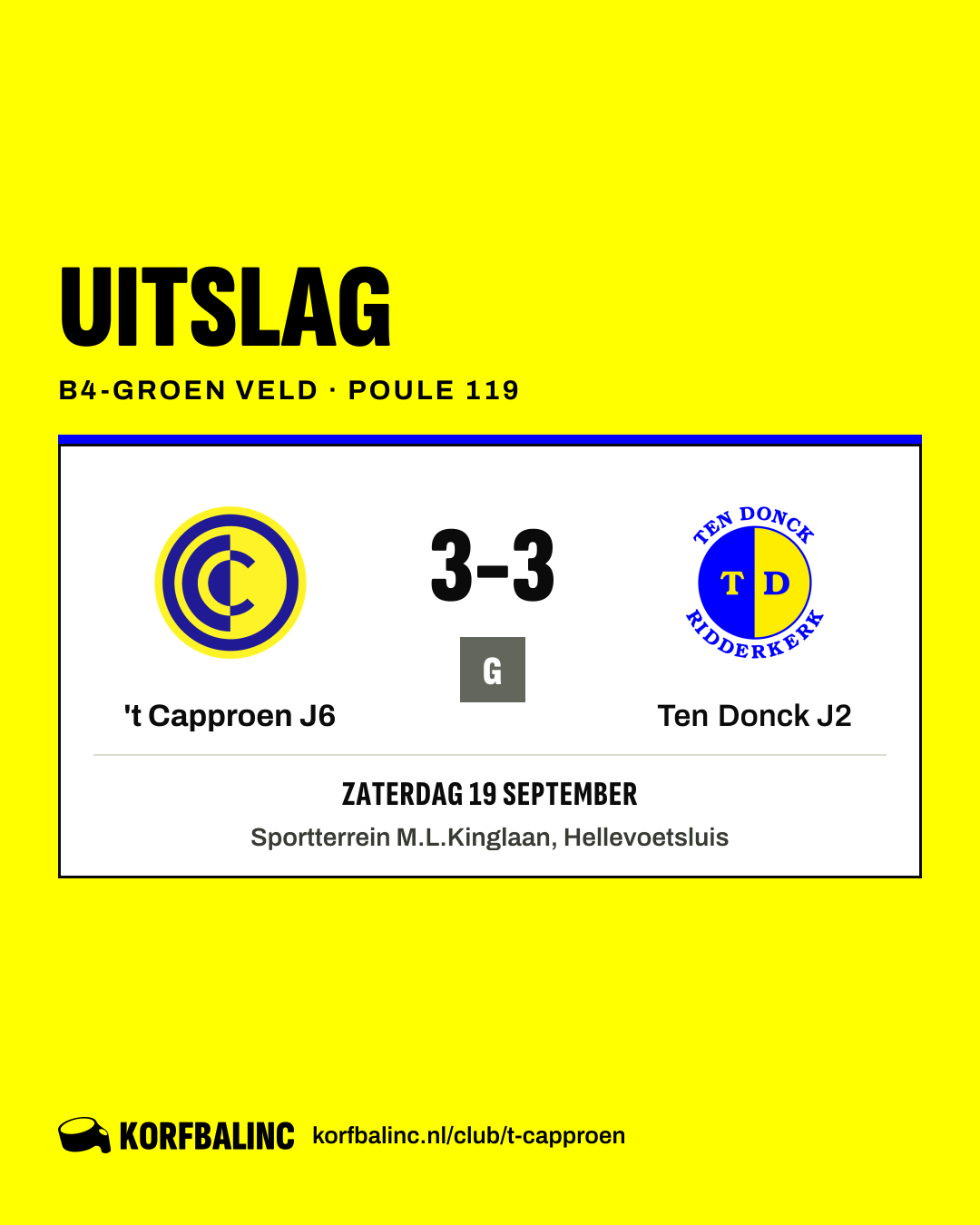 't Capproen J6 - Ten Donck J2