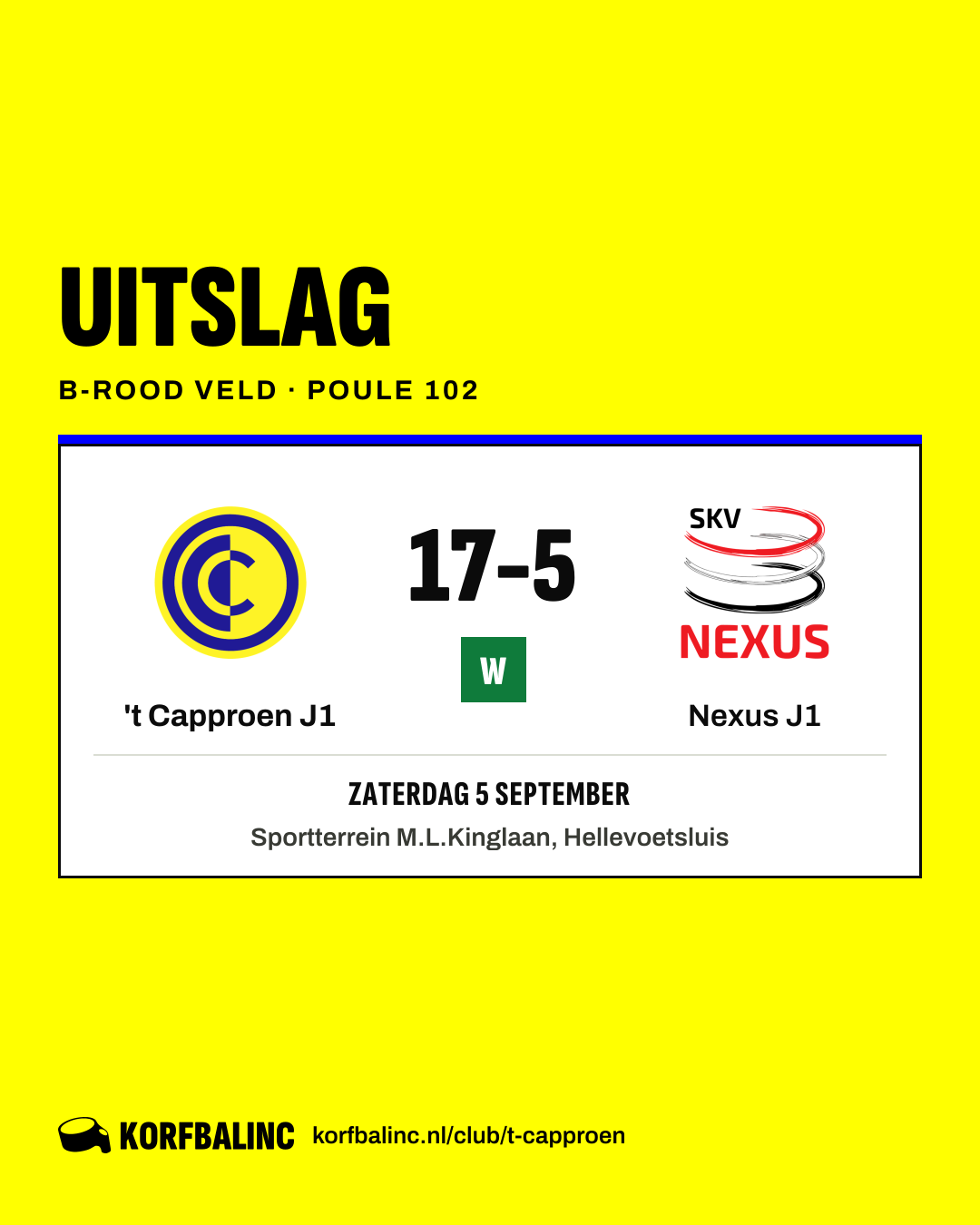 't Capproen J1 - Nexus J1