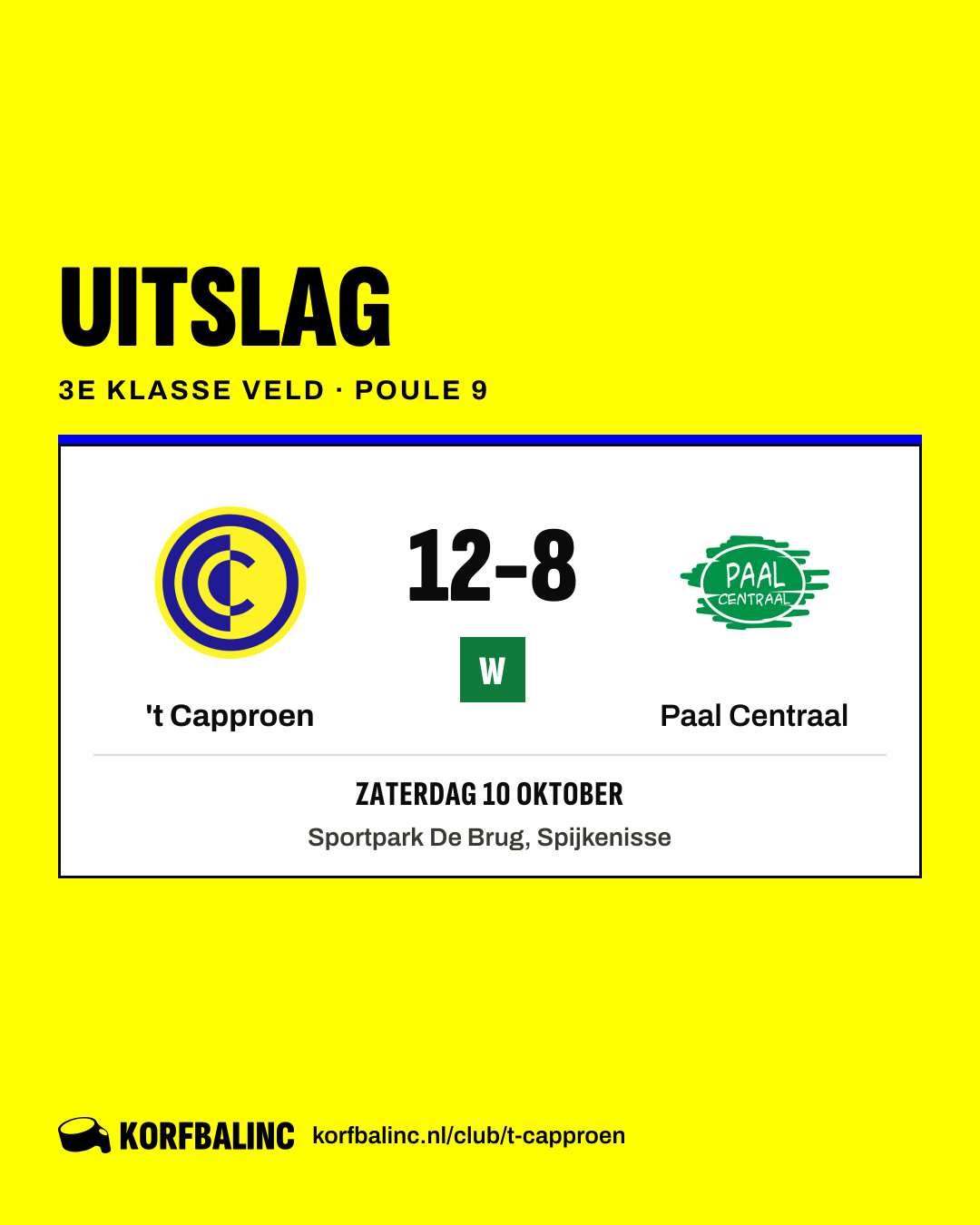 't Capproen - Paal Centraal